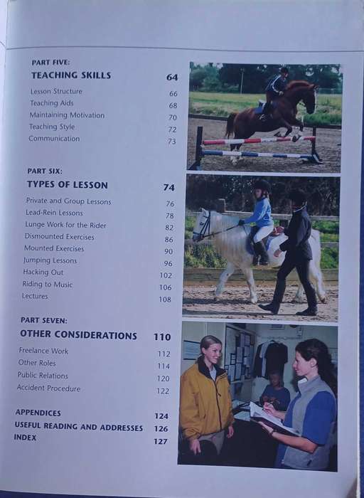 The principles of teaching riding