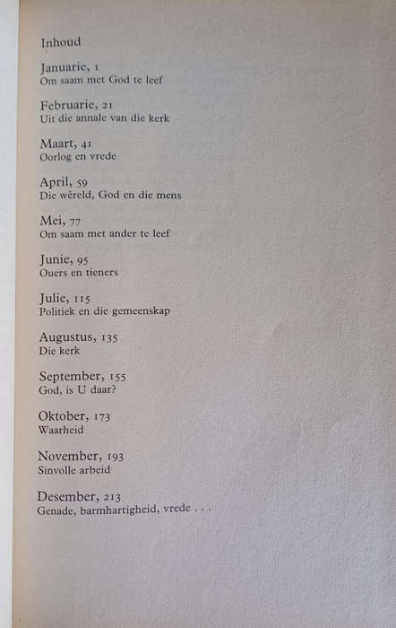 Wat van vandag deur Ferdinand Deist