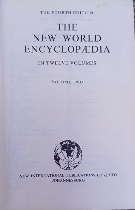 The new world encyclopaedia volume 2