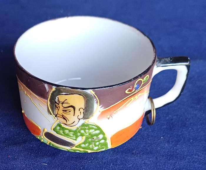 Small Japanese teacup and saucer