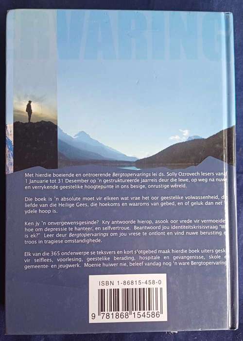 Bergtop ervarings deur Solly Ozrovech