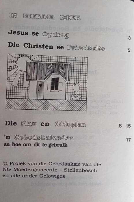 Gebed - 'n bybelstudie & gebedskalender