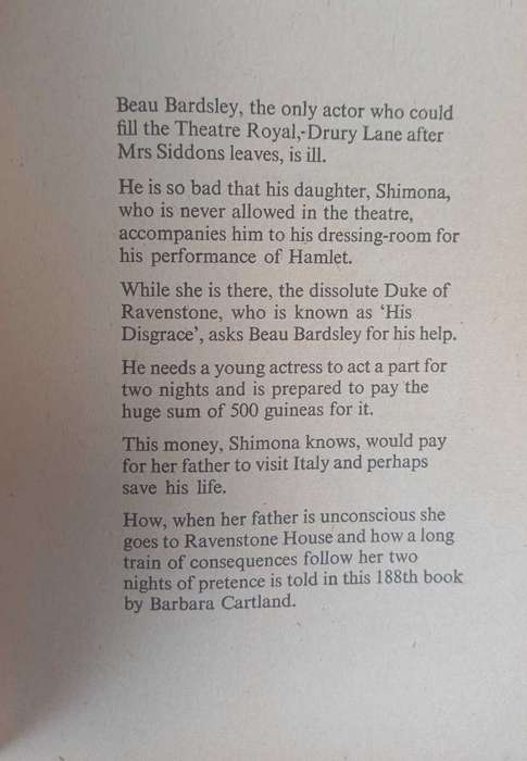 The disgraceful Duke by Barbara Cartland