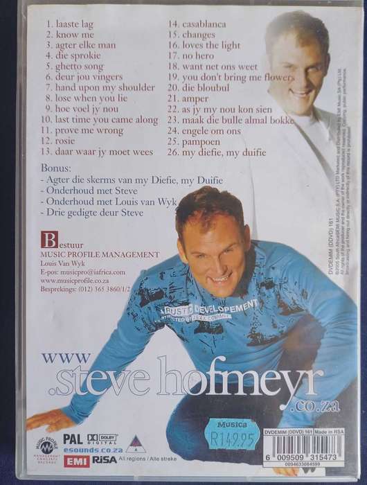 Steve Hofmeyr - Grootste platinum treffers dvd