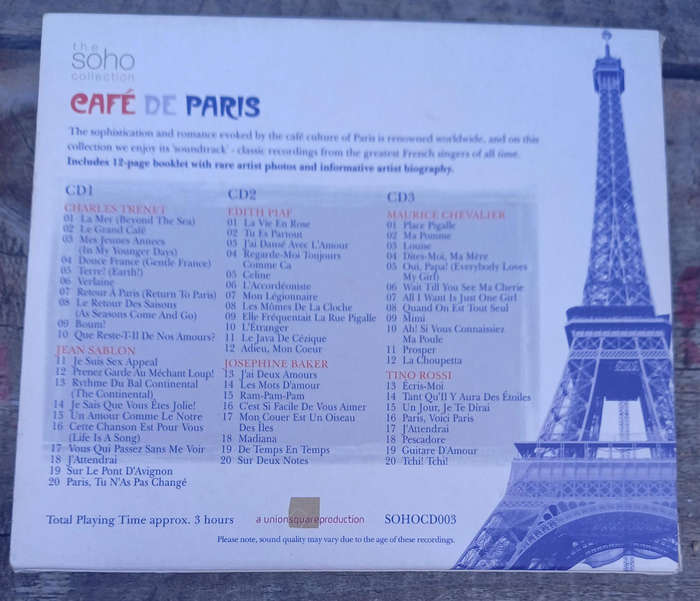 Cafe de Paris 3cd deluxe edition