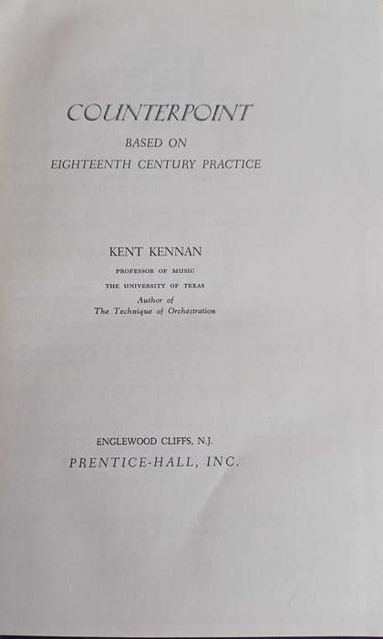 Counterpoint by Kent Kennan