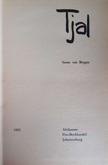 Tjal deur Susan van Bergen