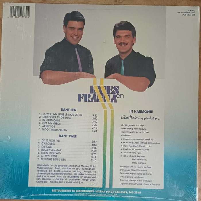 Innes en Franna - In harmonie LP