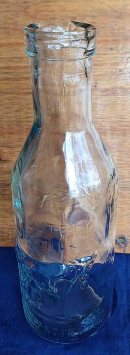 Vintage absolutely pure milk bottle