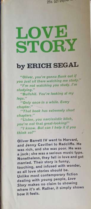 Love story by Erich Segal - first edition