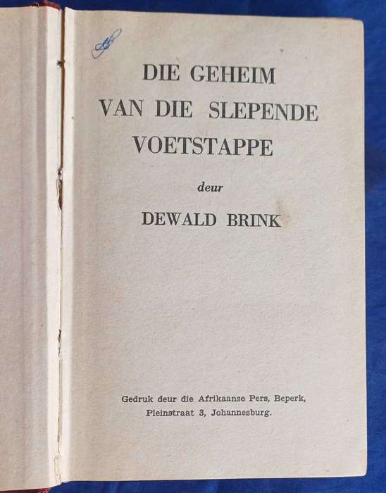 Die geheim van die slepende voetstappe deur Anton Gewers