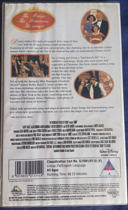 Annie vhs