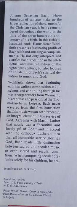 Johann Sebastian Bach by Hannsdieter Wohlfarth