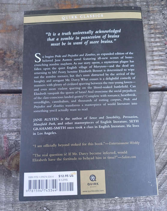 Pride and prejudice and zombies by Jane Austen and Seth Grahame-Smith