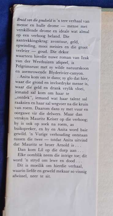 Bruid van die goudveld deur Izak van der Westhuizen