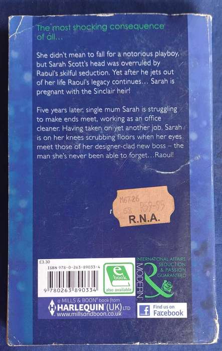 The secret Sinclair by Cathy Williams (Mills & Boon)