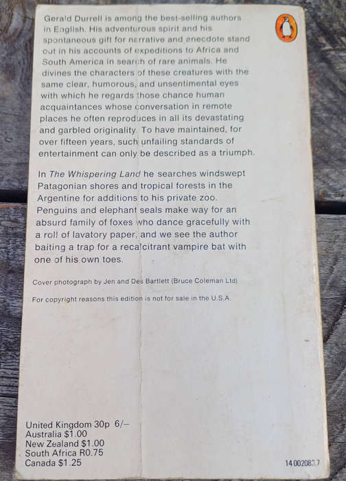 Th whispering land by Gerald Durrell