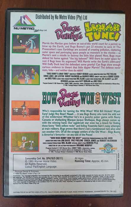 Bugs bunny vhs