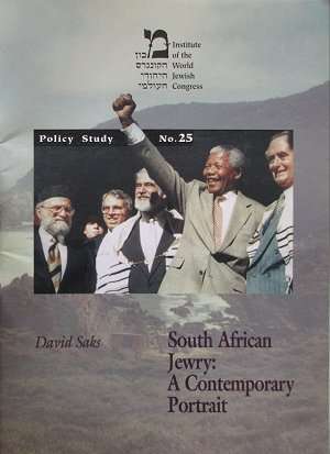 Books: David Saks - South African Jewry: A contemporary portrait