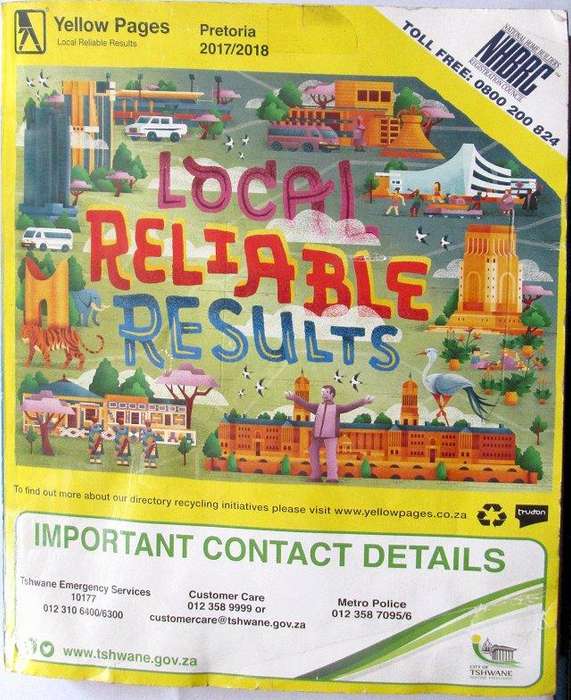 Books: Telephone directories - Pretoria - Telkom - 2017