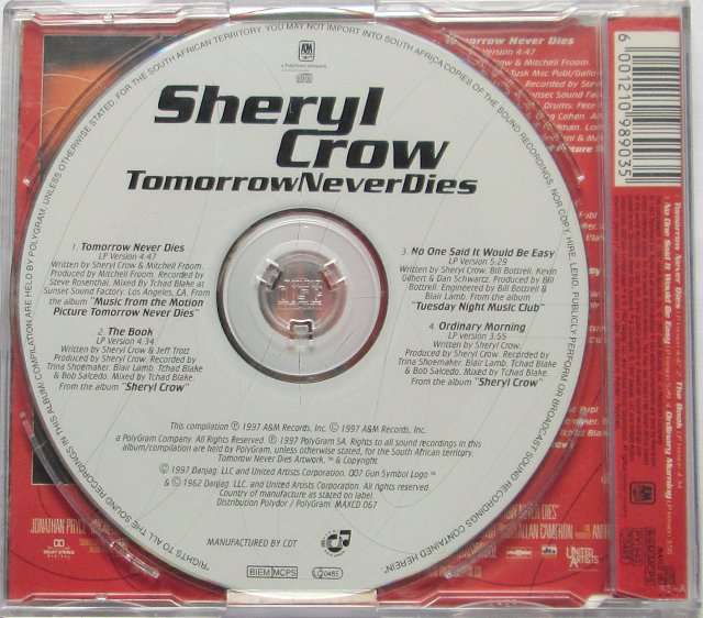 Sheryl Crow - Tomorrow never dies