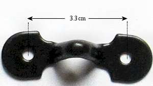Back flap with latch with padlock