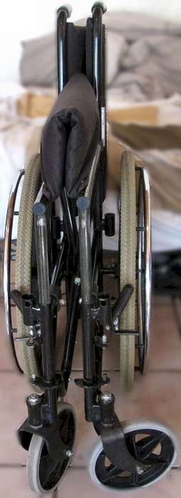 Wheelchairs - manual push - 2nd hand - black