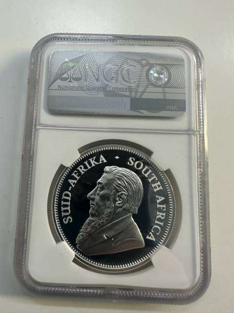 2019 SILVER KRUGERRAND 1oz NGC PF70 LION PRIVY SERIES 1