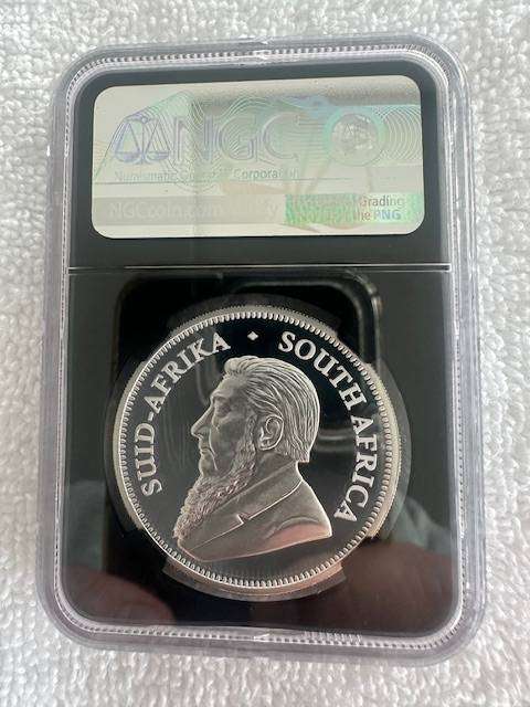 2019 SILVER KRUGERRAND 1oz NGC PF70 LION PRIVY SERIES 1 SIGNED BY TUMI