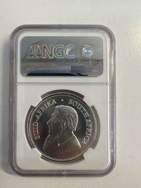 2021 SILVER KRUGERRAND 1oz NGC MS70
