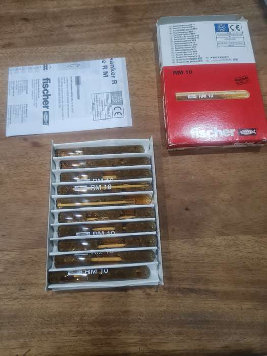 FISCHER RM10 CHEMICAL ANCHORS (Pack of 10)