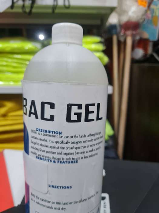 BAC GEL hand sanitizer 1 litre