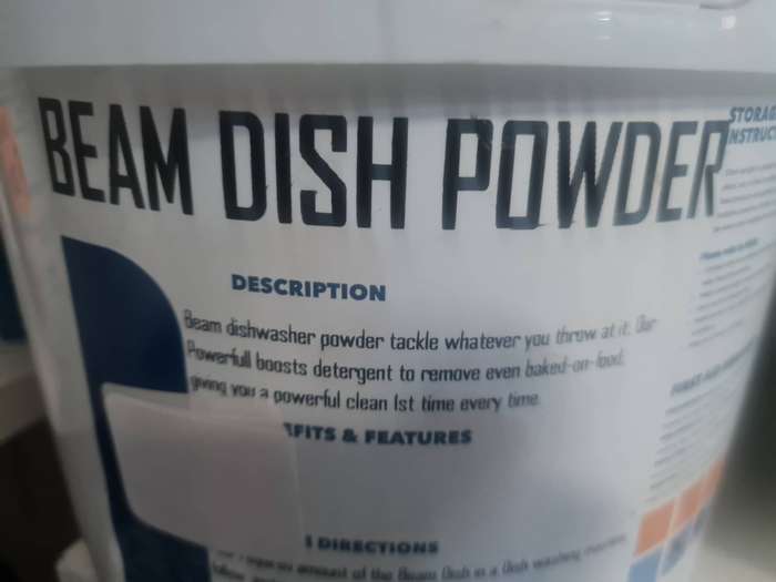 5 kg BEAM DISH POWDER (detergent booster)
