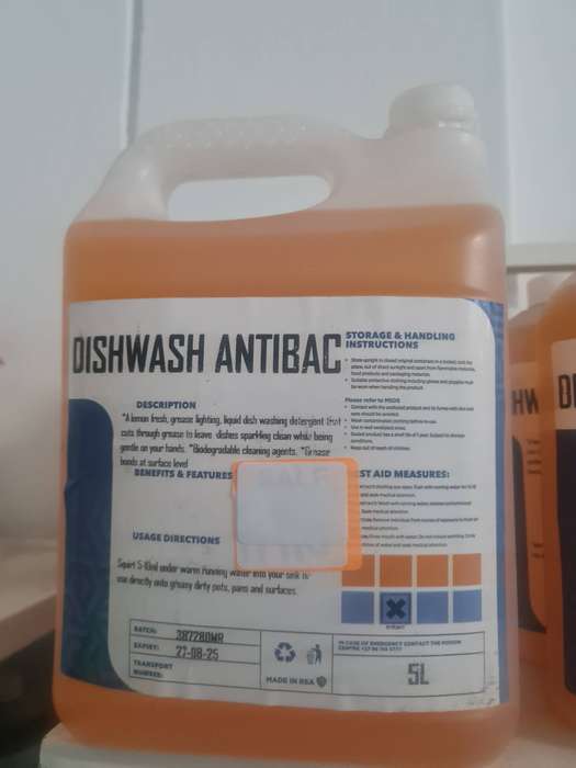 5 litre Dishwash Antibac