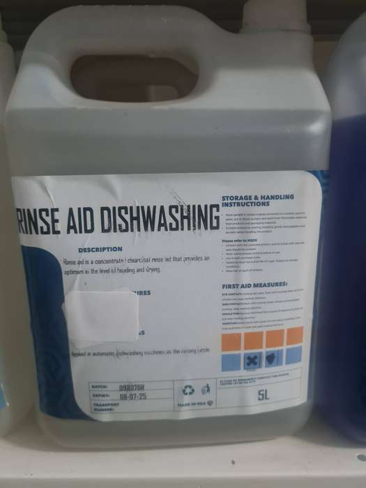 Rinse Aid Dishwashing 5 litre