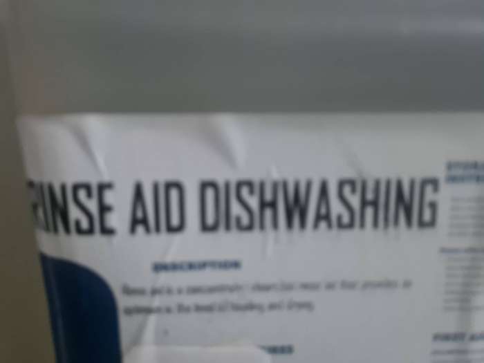 Rinse Aid Dishwashing 5 litre