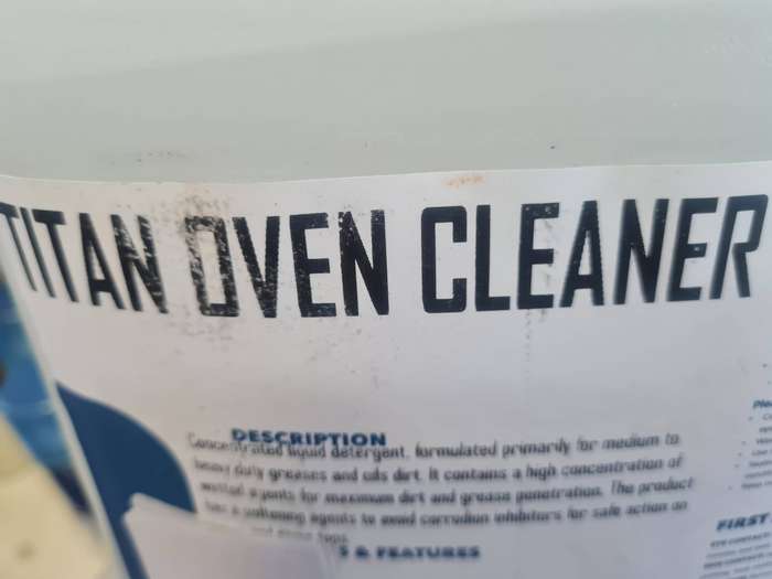 Titan Oven Cleaner 5 litre