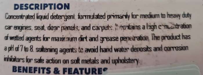 MULTICLEAN IG 5litre (Industrial Grade)