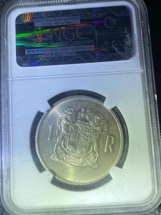 1969 SOUTH AFRICA DR DONGES ENGLISH ONE RAND