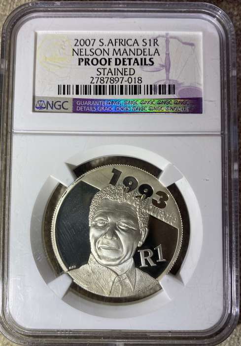 Set of 3 2007 MANDELA R1 COINS