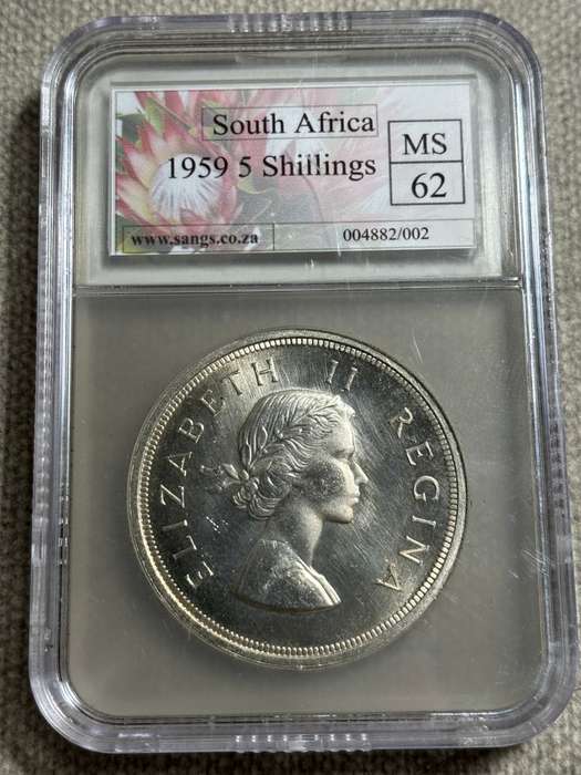 SOUTH AFRICA 1959 5 SHILLING