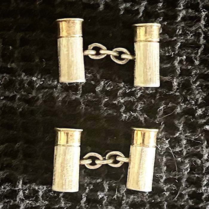 Holland & Holland Sterling Silver Bullet Cufflinks