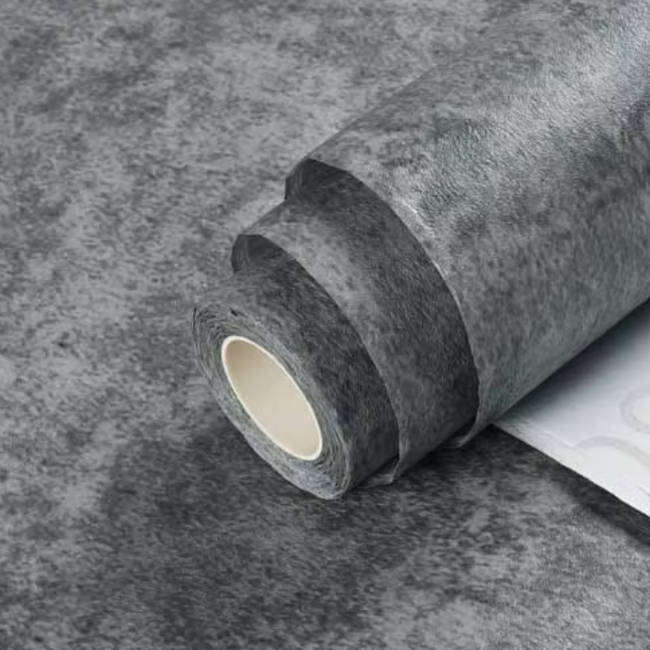 wallskin (Concrete Style) Self-Adhesive PVC 3D Wallpaper x 2 Rolls (12sqm)