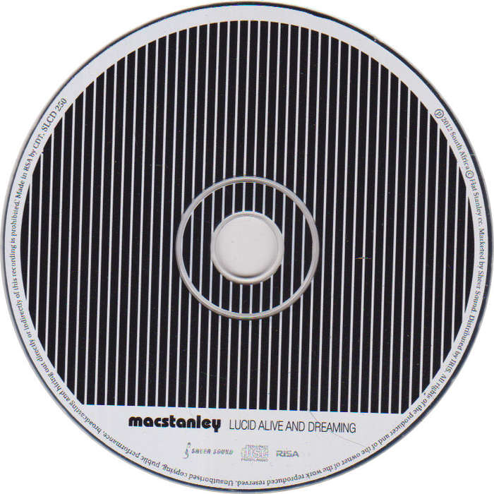 MACSTANLEY - Lucid Alive And Dreaming - South African CD - SLCD250