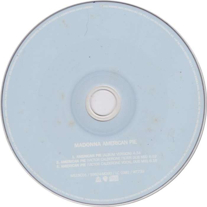 MADONNA - American Pie - Import CD Single - W519CD1