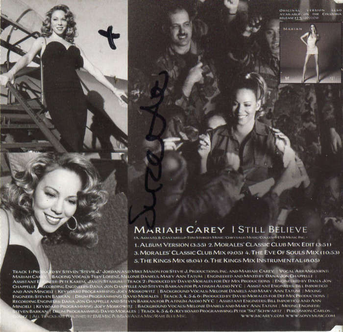 MARIAH CAREY - I Still Believe - Out of Print South African CD - CDSIN319