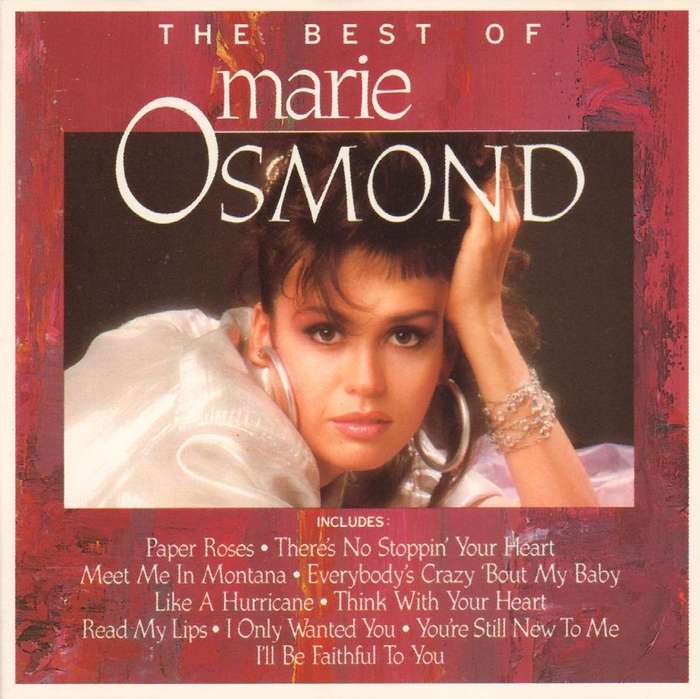 MARIE OSMOND - Best Of - South African CD - CDCURB8014