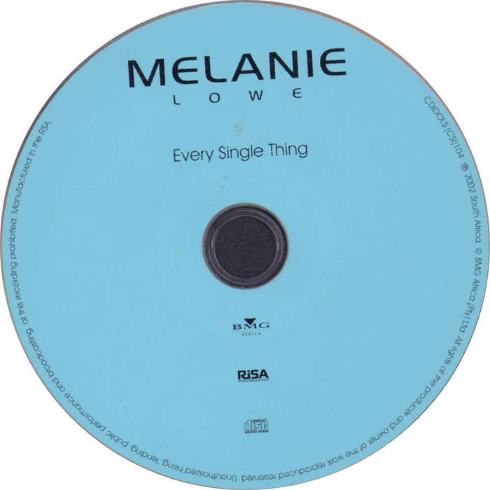 MELANIE LOWE - Every Single Thing - South African CD Single - CDIDOLS(CSI)104