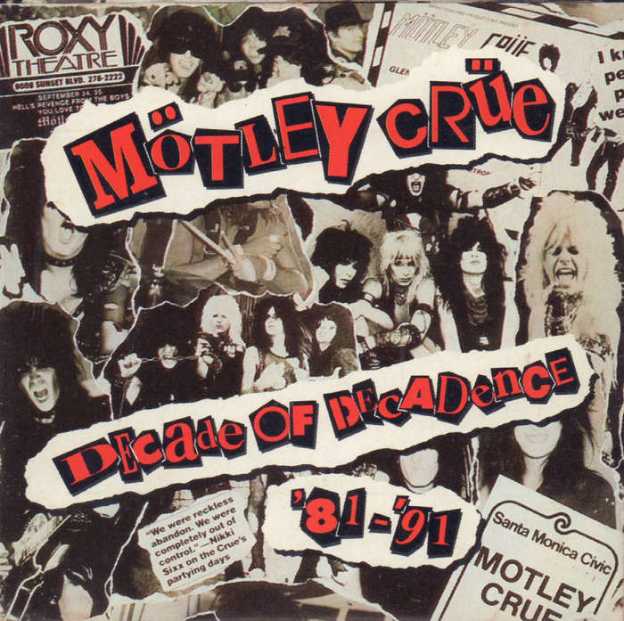 MOTLEY CRUE - Decade Of Decadence '81-'91 - Out of Print South African CD - EKCD11412