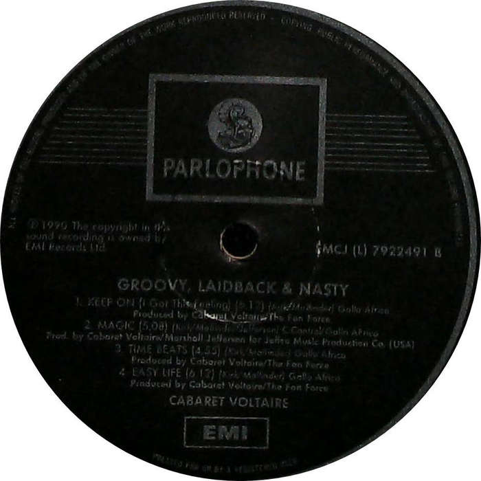 CABARET VOLTAIRE - Groovy, Laidback And Nasty - South African Vinyl Album - EMCJ(L)7922491